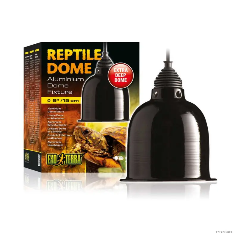 ET Reptile Aluminium Dome 6"Dia X 12.7"H